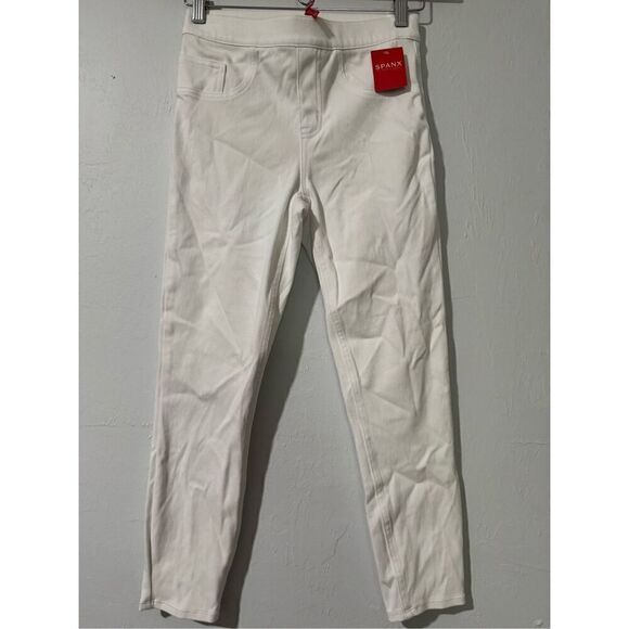 Spanx NWT white pants 5 pocket design stretchable slim pants - Picture 1 of 7